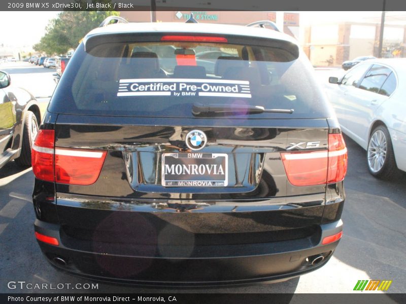 Jet Black / Black 2009 BMW X5 xDrive30i