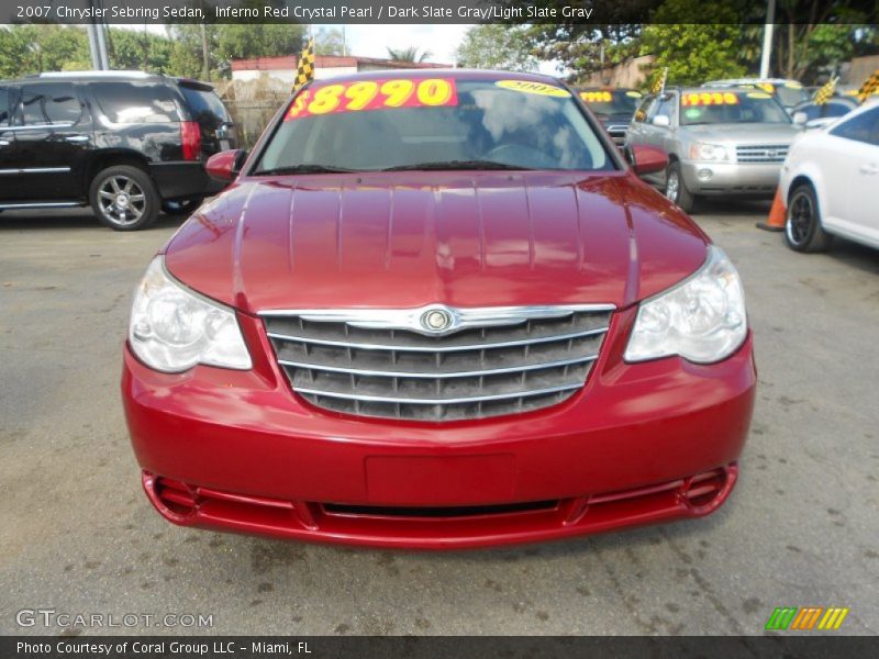 Inferno Red Crystal Pearl / Dark Slate Gray/Light Slate Gray 2007 Chrysler Sebring Sedan