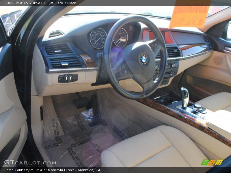 Jet Black / Black 2009 BMW X5 xDrive30i
