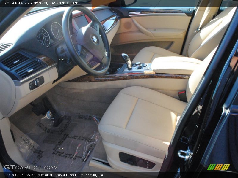 Jet Black / Black 2009 BMW X5 xDrive30i
