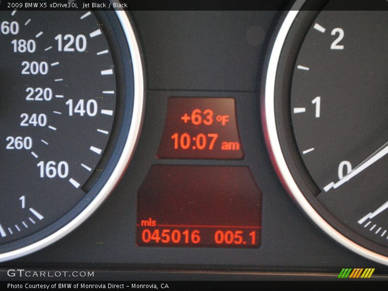 Jet Black / Black 2009 BMW X5 xDrive30i