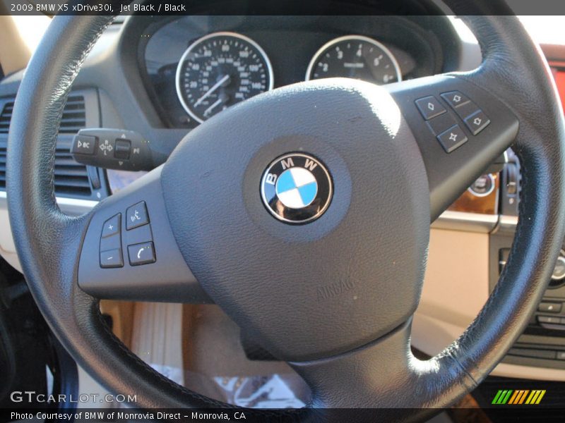 Jet Black / Black 2009 BMW X5 xDrive30i