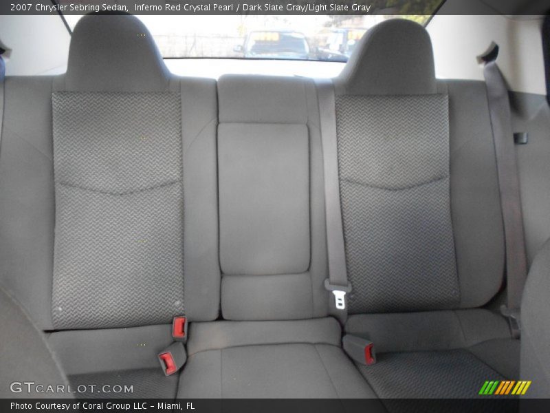 Inferno Red Crystal Pearl / Dark Slate Gray/Light Slate Gray 2007 Chrysler Sebring Sedan