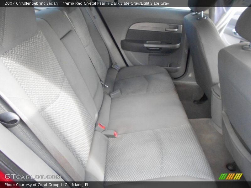 Inferno Red Crystal Pearl / Dark Slate Gray/Light Slate Gray 2007 Chrysler Sebring Sedan