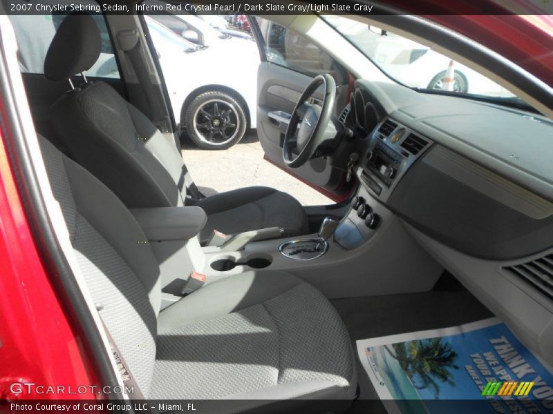 Inferno Red Crystal Pearl / Dark Slate Gray/Light Slate Gray 2007 Chrysler Sebring Sedan