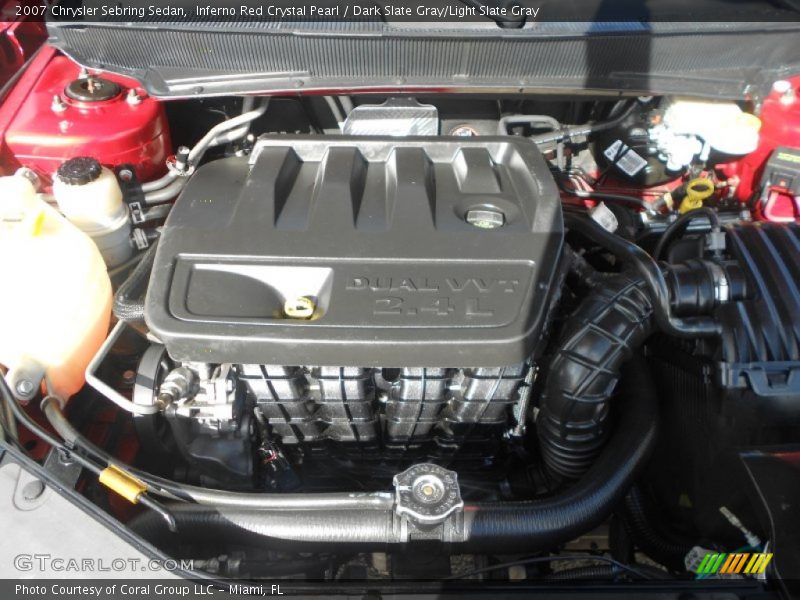 Inferno Red Crystal Pearl / Dark Slate Gray/Light Slate Gray 2007 Chrysler Sebring Sedan