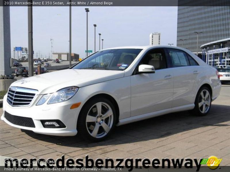 Arctic White / Almond Beige 2010 Mercedes-Benz E 350 Sedan