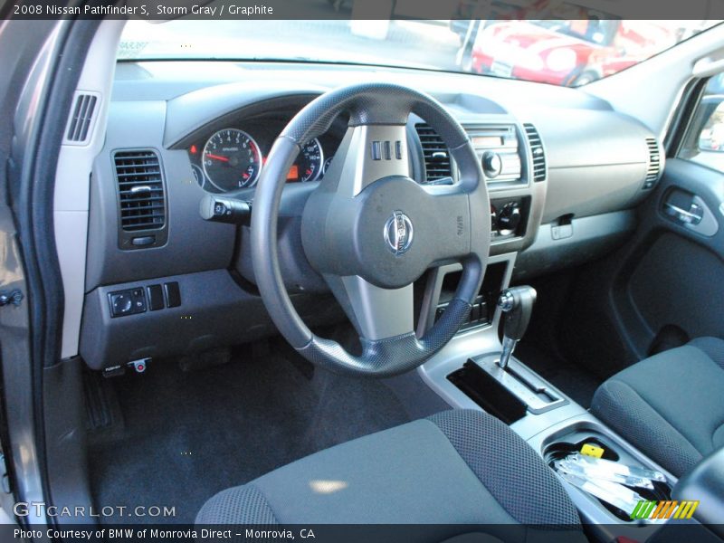Storm Gray / Graphite 2008 Nissan Pathfinder S