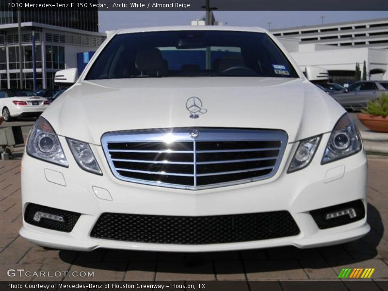 Arctic White / Almond Beige 2010 Mercedes-Benz E 350 Sedan