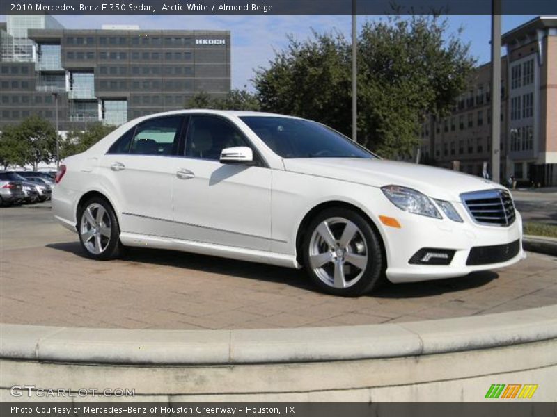 Arctic White / Almond Beige 2010 Mercedes-Benz E 350 Sedan