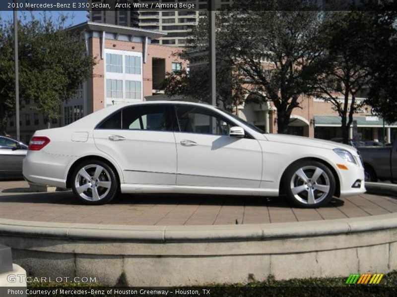 Arctic White / Almond Beige 2010 Mercedes-Benz E 350 Sedan