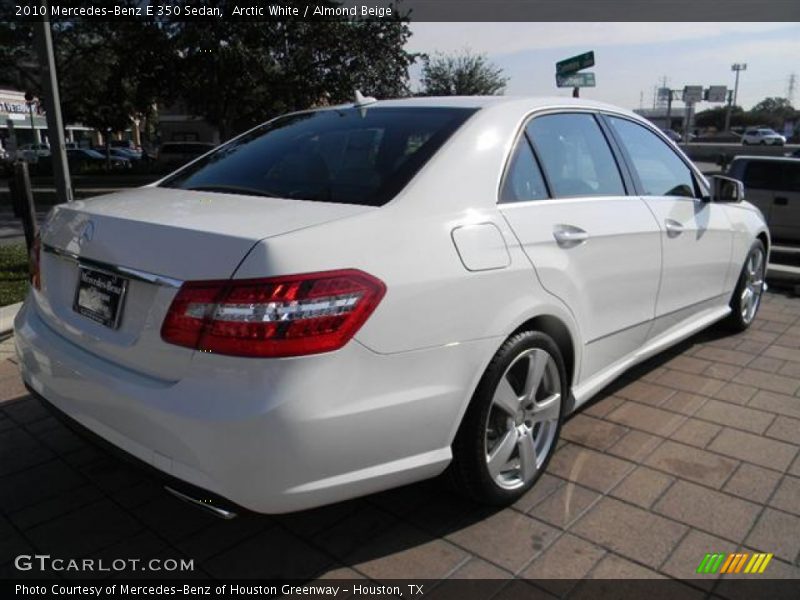Arctic White / Almond Beige 2010 Mercedes-Benz E 350 Sedan