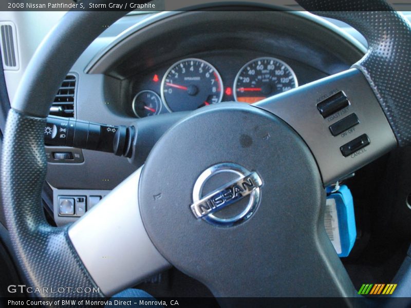 Storm Gray / Graphite 2008 Nissan Pathfinder S