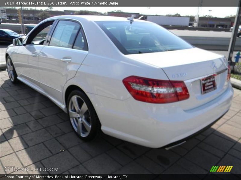 Arctic White / Almond Beige 2010 Mercedes-Benz E 350 Sedan