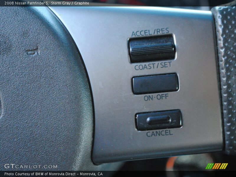 Storm Gray / Graphite 2008 Nissan Pathfinder S