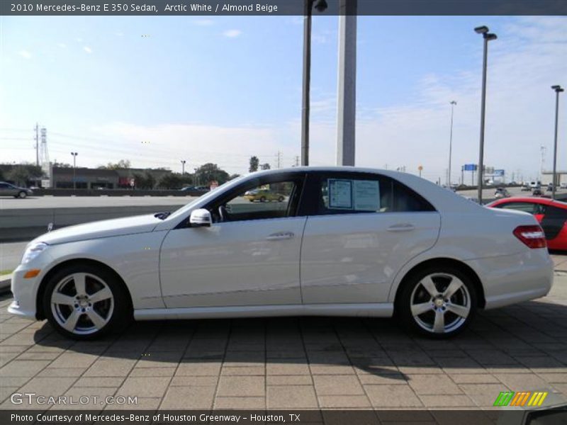 Arctic White / Almond Beige 2010 Mercedes-Benz E 350 Sedan