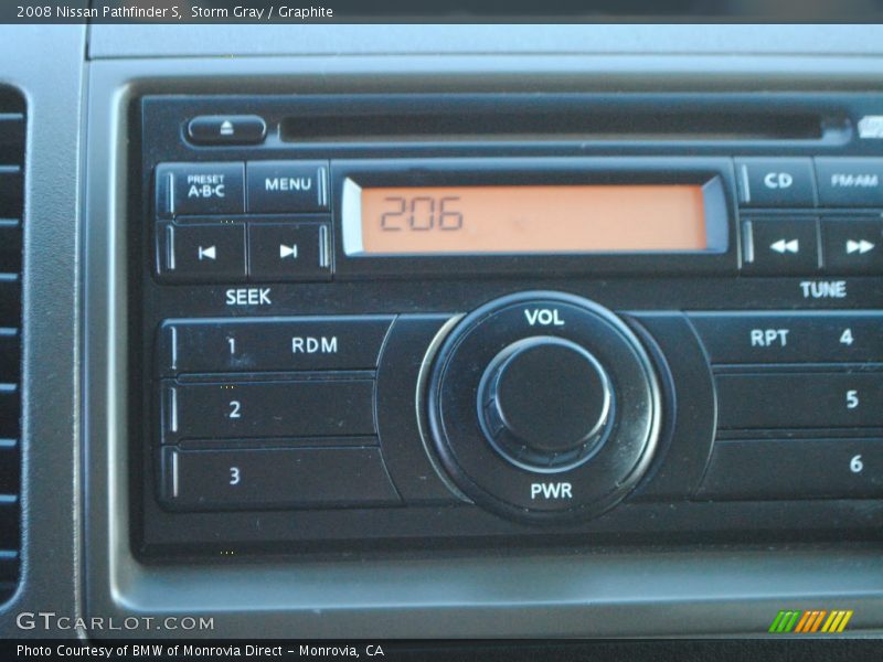 Storm Gray / Graphite 2008 Nissan Pathfinder S