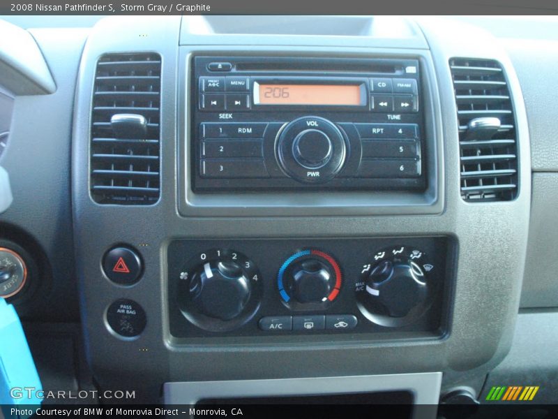 Storm Gray / Graphite 2008 Nissan Pathfinder S