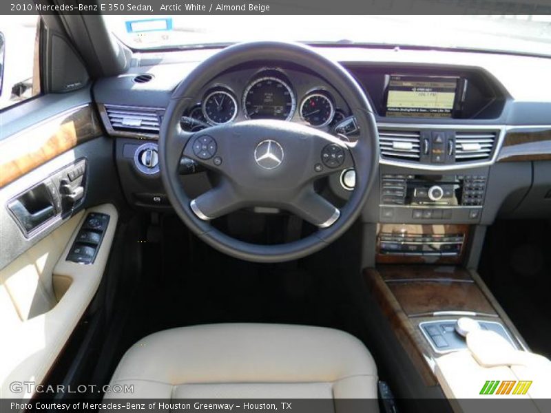 Arctic White / Almond Beige 2010 Mercedes-Benz E 350 Sedan