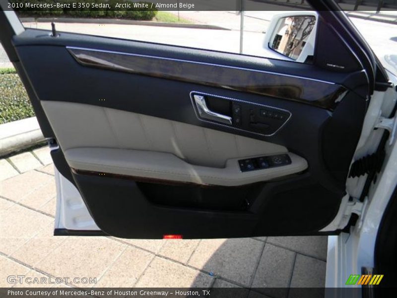 Arctic White / Almond Beige 2010 Mercedes-Benz E 350 Sedan