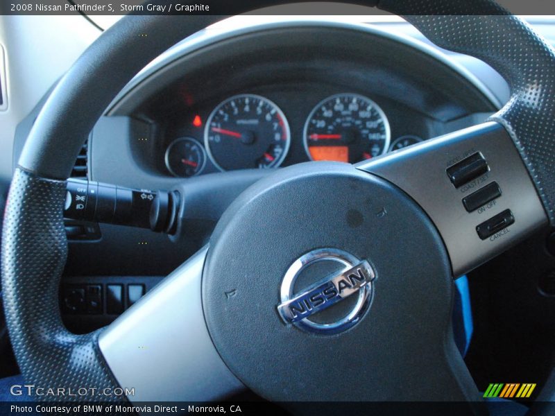 Storm Gray / Graphite 2008 Nissan Pathfinder S