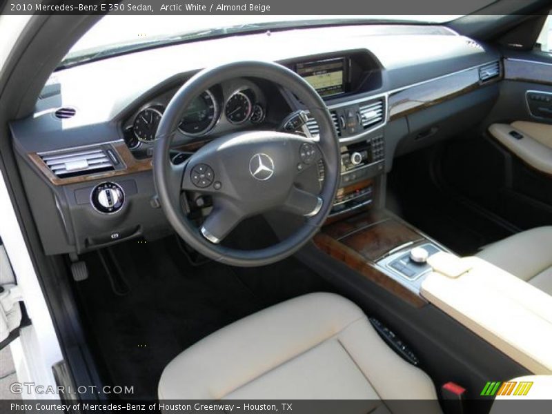 Arctic White / Almond Beige 2010 Mercedes-Benz E 350 Sedan