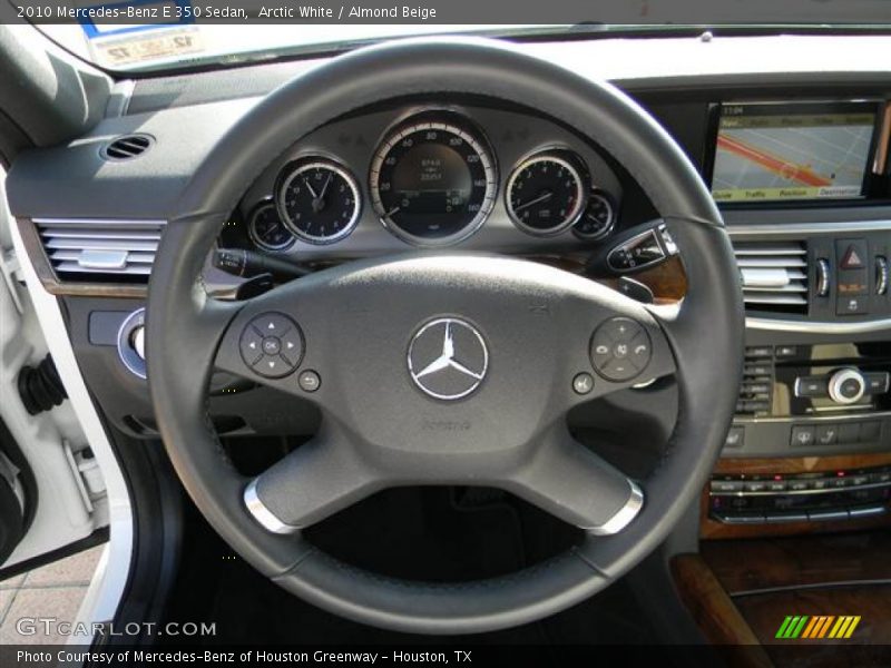 Arctic White / Almond Beige 2010 Mercedes-Benz E 350 Sedan