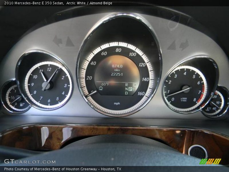Arctic White / Almond Beige 2010 Mercedes-Benz E 350 Sedan