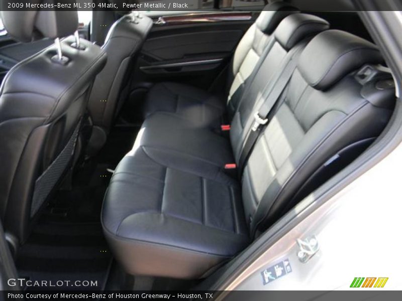 Pewter Metallic / Black 2009 Mercedes-Benz ML 350 4Matic