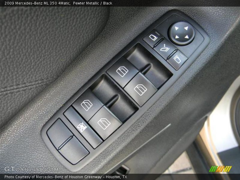Pewter Metallic / Black 2009 Mercedes-Benz ML 350 4Matic