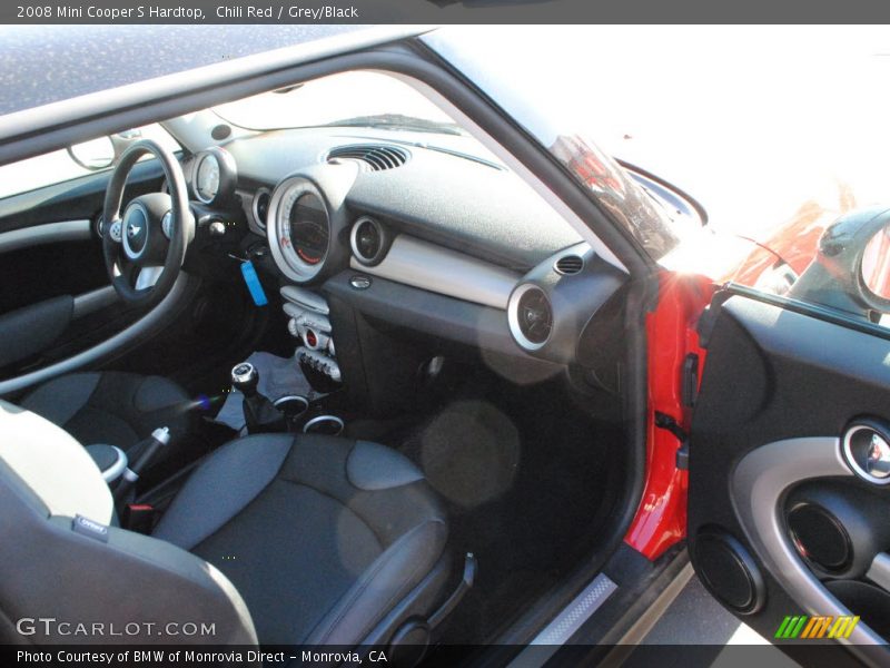 Chili Red / Grey/Black 2008 Mini Cooper S Hardtop