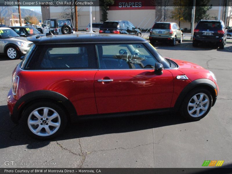 Chili Red / Grey/Black 2008 Mini Cooper S Hardtop
