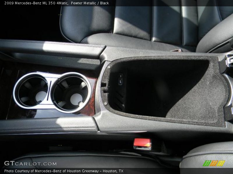 Pewter Metallic / Black 2009 Mercedes-Benz ML 350 4Matic