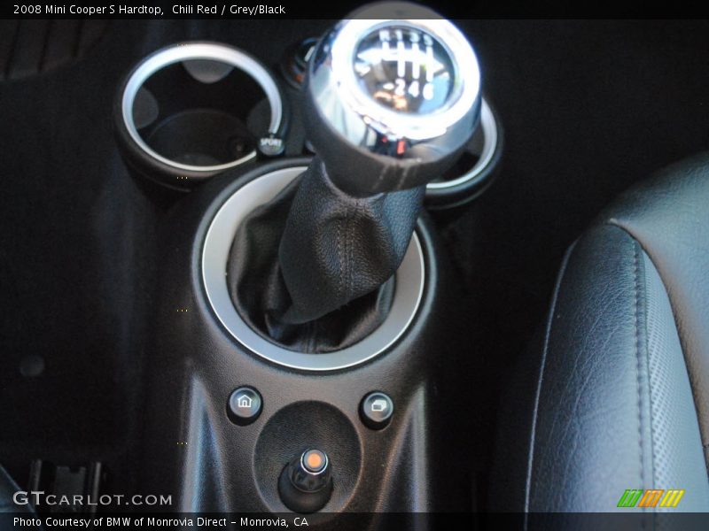 Chili Red / Grey/Black 2008 Mini Cooper S Hardtop