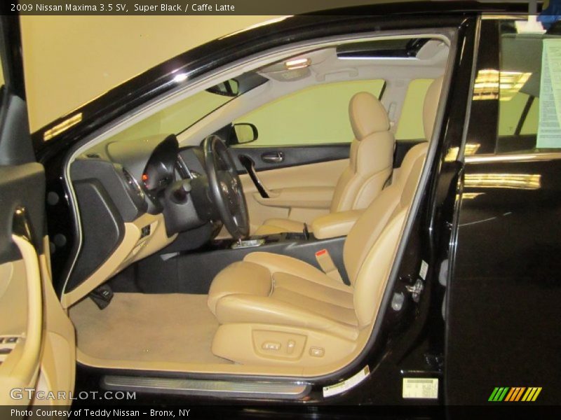 Super Black / Caffe Latte 2009 Nissan Maxima 3.5 SV