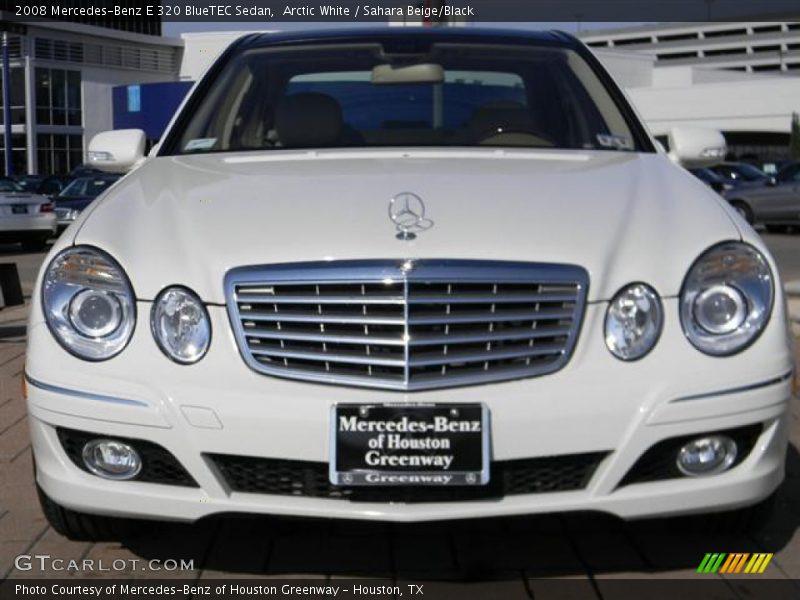 Arctic White / Sahara Beige/Black 2008 Mercedes-Benz E 320 BlueTEC Sedan
