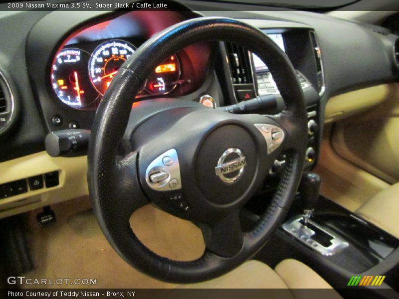 Super Black / Caffe Latte 2009 Nissan Maxima 3.5 SV