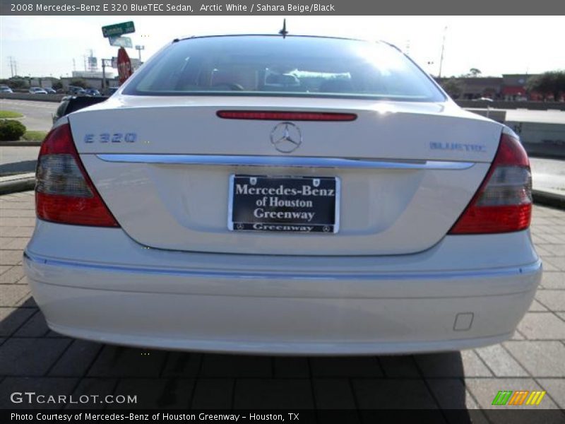 Arctic White / Sahara Beige/Black 2008 Mercedes-Benz E 320 BlueTEC Sedan