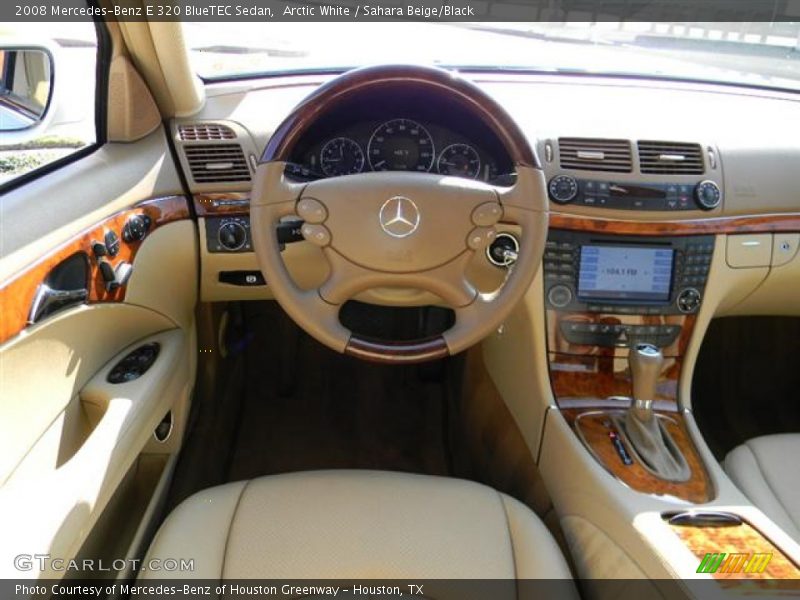 Arctic White / Sahara Beige/Black 2008 Mercedes-Benz E 320 BlueTEC Sedan