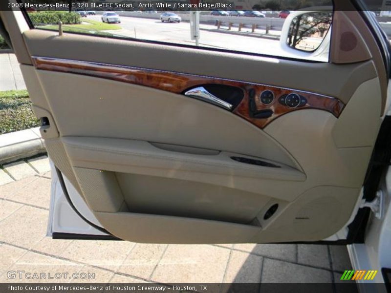 Arctic White / Sahara Beige/Black 2008 Mercedes-Benz E 320 BlueTEC Sedan