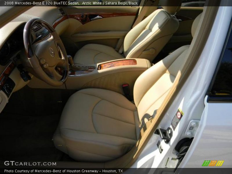 Arctic White / Sahara Beige/Black 2008 Mercedes-Benz E 320 BlueTEC Sedan