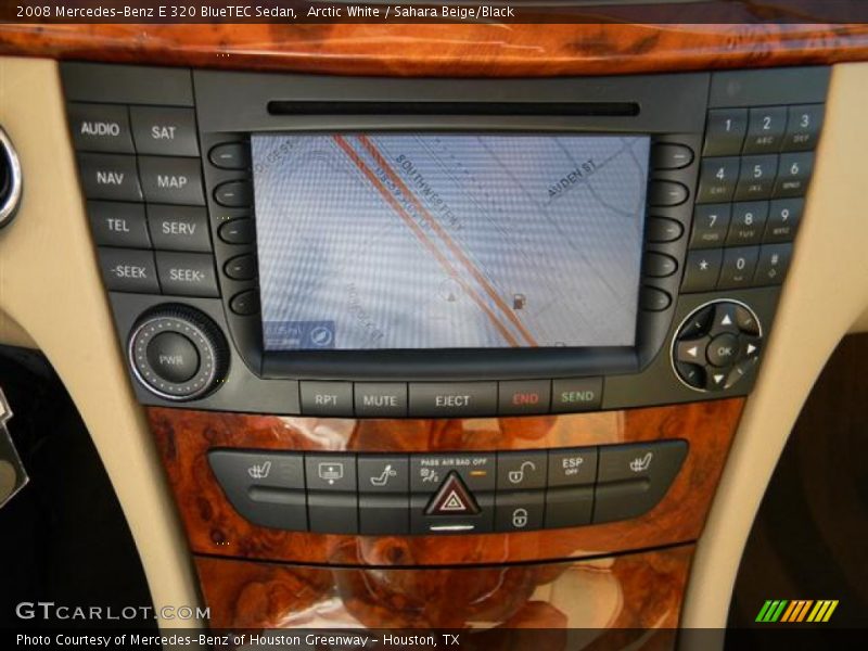 Arctic White / Sahara Beige/Black 2008 Mercedes-Benz E 320 BlueTEC Sedan