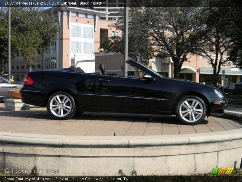 Black / Black 2007 Mercedes-Benz CLK 350 Cabriolet