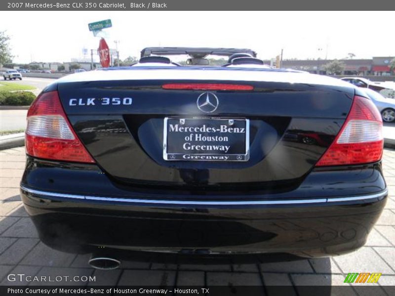 Black / Black 2007 Mercedes-Benz CLK 350 Cabriolet