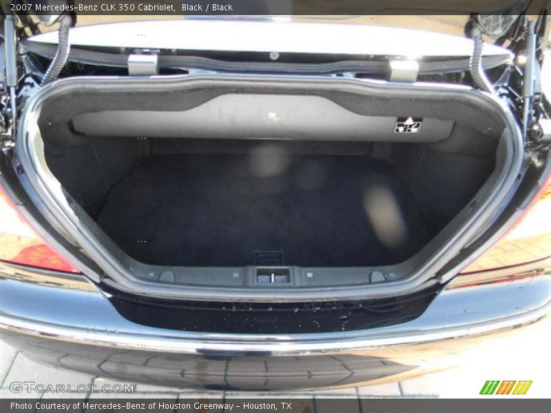 Black / Black 2007 Mercedes-Benz CLK 350 Cabriolet