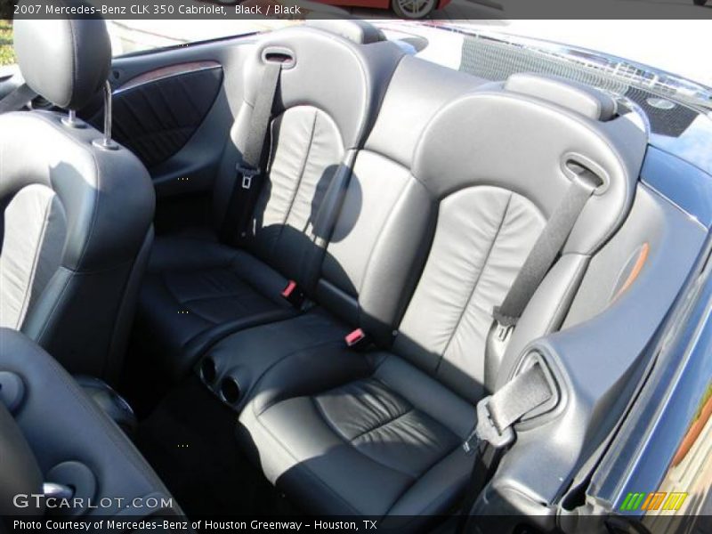 Black / Black 2007 Mercedes-Benz CLK 350 Cabriolet