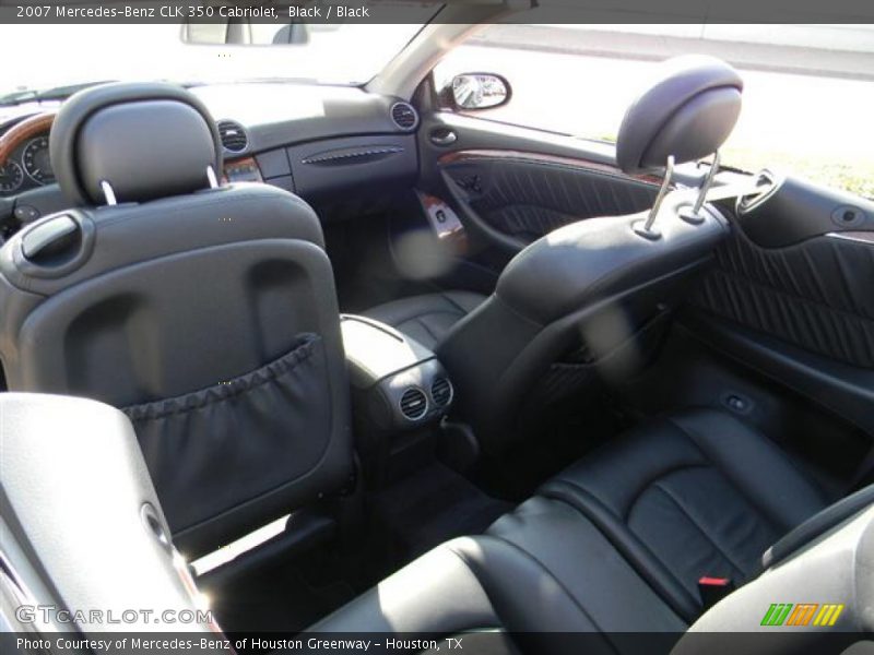 Black / Black 2007 Mercedes-Benz CLK 350 Cabriolet