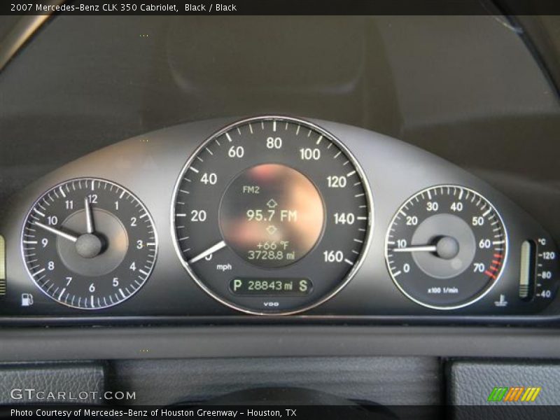 Black / Black 2007 Mercedes-Benz CLK 350 Cabriolet