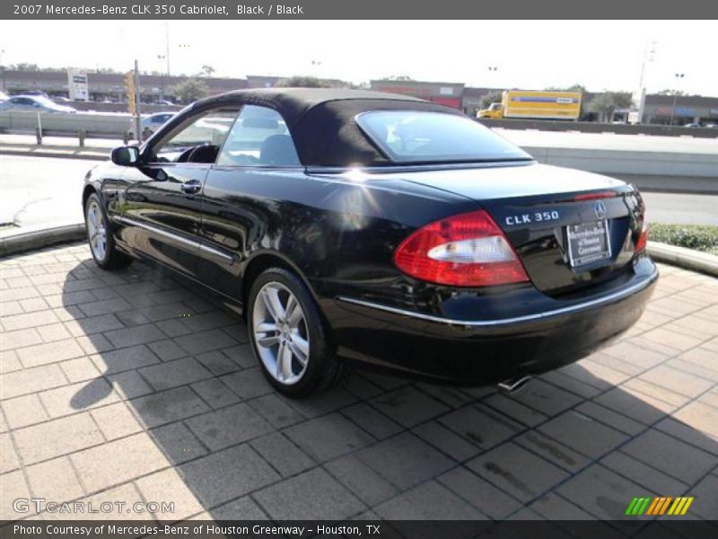 Black / Black 2007 Mercedes-Benz CLK 350 Cabriolet