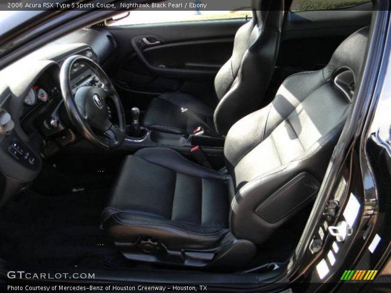 Nighthawk Black Pearl / Ebony 2006 Acura RSX Type S Sports Coupe
